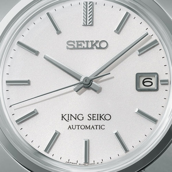 King Seiko Men's 39mm ‘Metropolis Silver’ 6L 1969 Re-Interpretation Watch