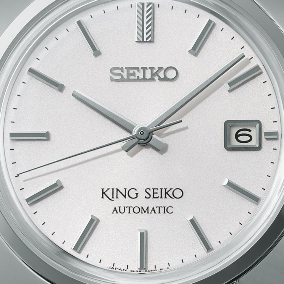 King Seiko Men's 39mm ‘Metropolis Silver’ 6L 1969 Re-Interpretation Watch