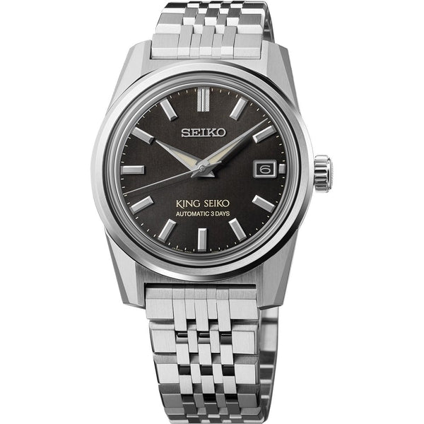 King Seiko Men's ‘Charcoal Suit’ KSK 6R 38mm Automatic Watch