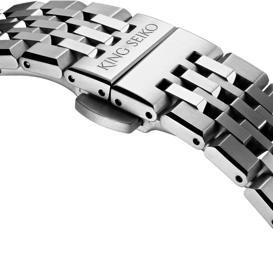 King Seiko Men's ‘Indigo Denim’ KSK 6R 38mm Automatic Watch