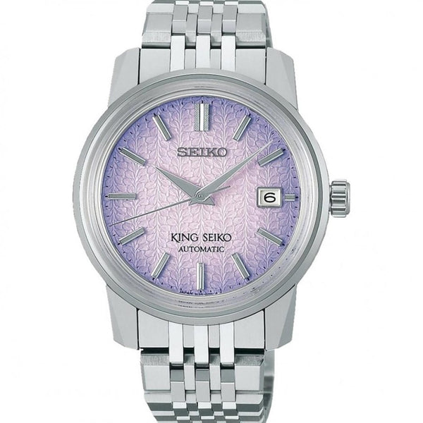 King Seiko Men's KSK 'Tenjin-Fuji Violet' Dial Automatic Watch