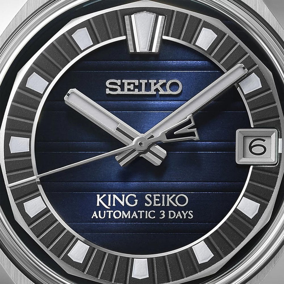 King Seiko Men's VANAC 'Tokyo Midnight' 41mm Automatic Watch