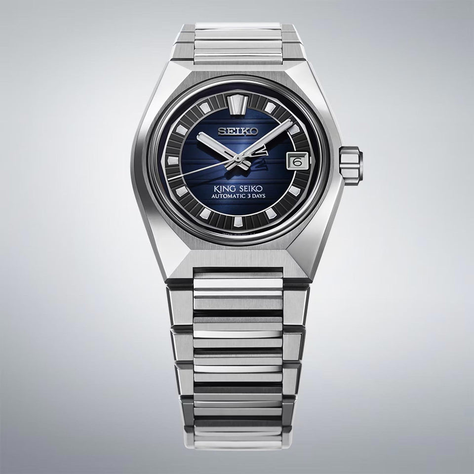 King Seiko Men's VANAC 'Tokyo Midnight' 41mm Automatic Watch