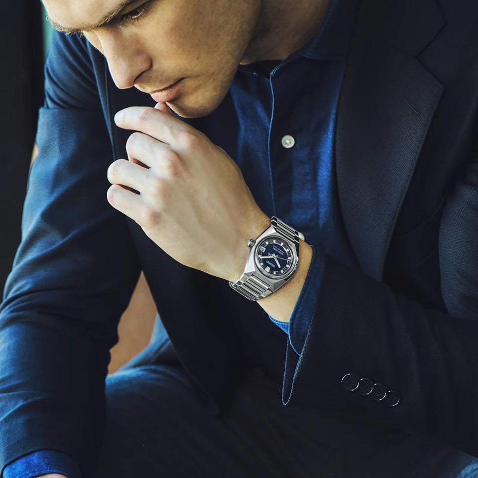 King Seiko Men's VANAC 'Tokyo Midnight' 41mm Automatic Watch
