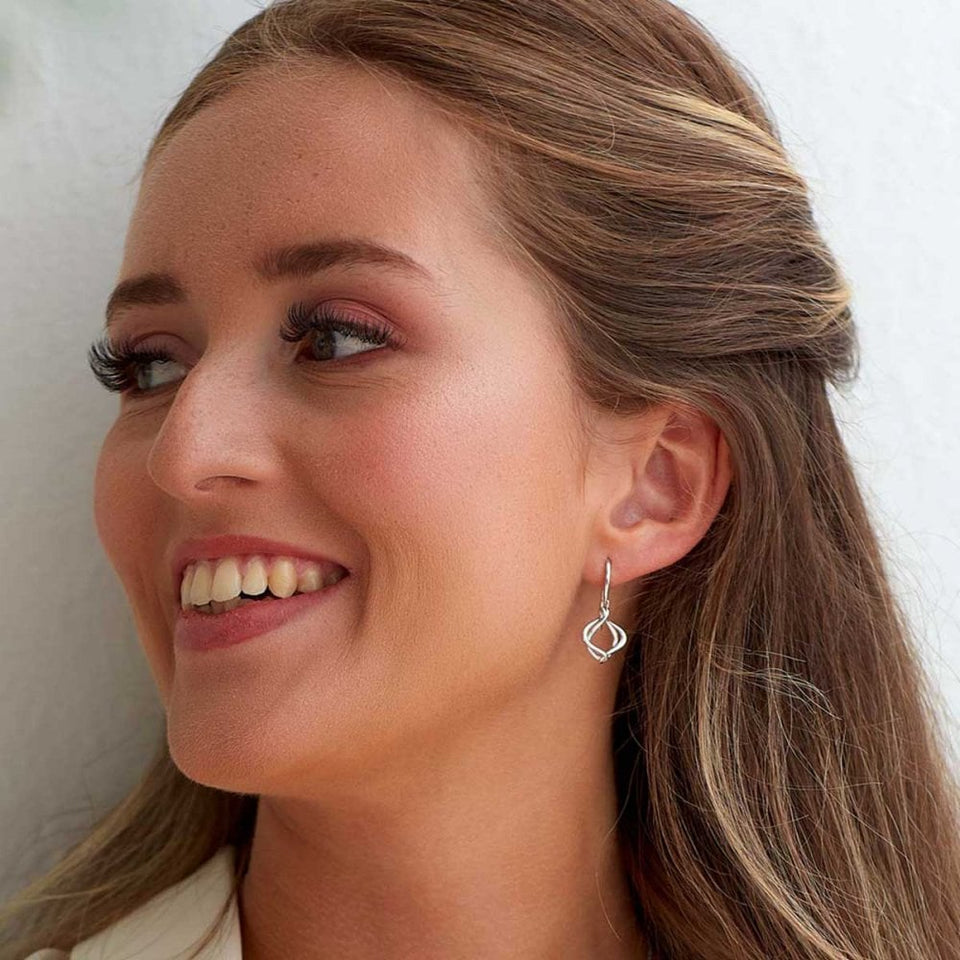 Kit Heath Ladies Alicia Petite Entwined Drop Earrings