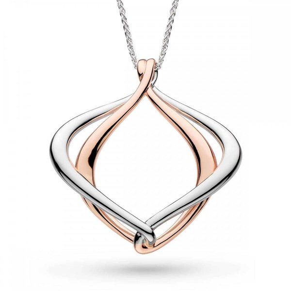 Kit Heath Ladies Alicia Rose Grande Two Tone Entwined Necklace