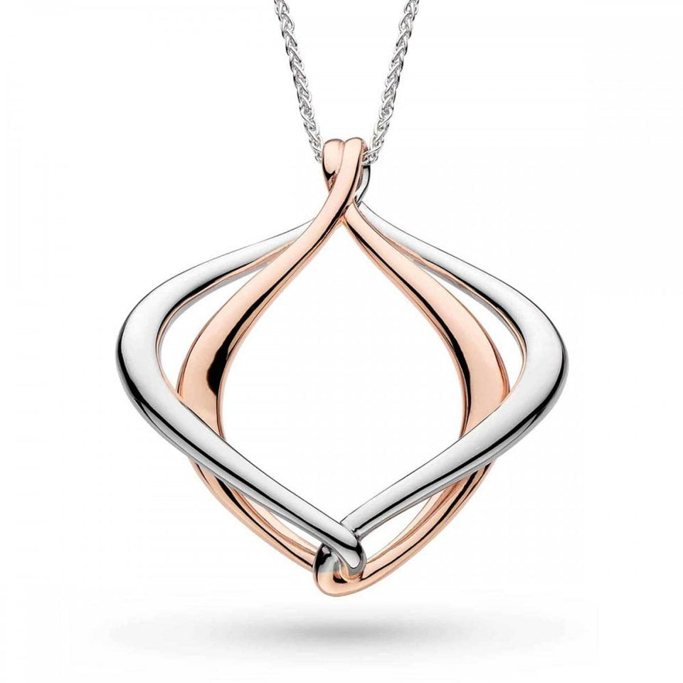 Kit Heath Ladies Alicia Rose Grande Two Tone Entwined Necklace