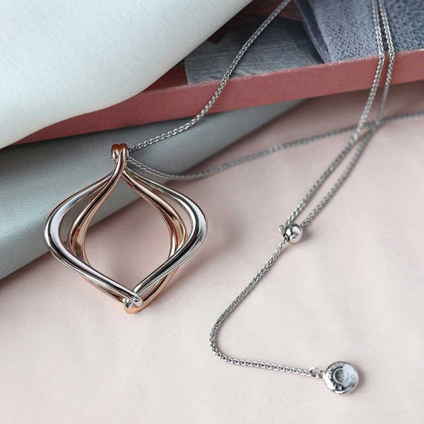 Kit Heath Ladies Alicia Rose Grande Two Tone Entwined Necklace