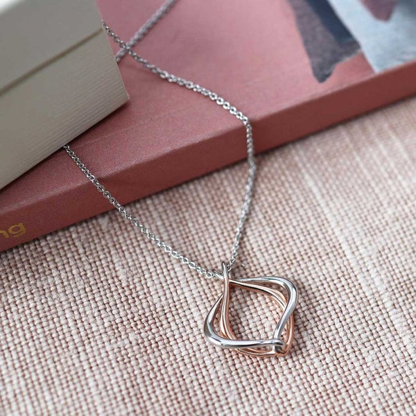 Kit Heath Ladies Alicia Rose Two Tone Entwined Necklace
