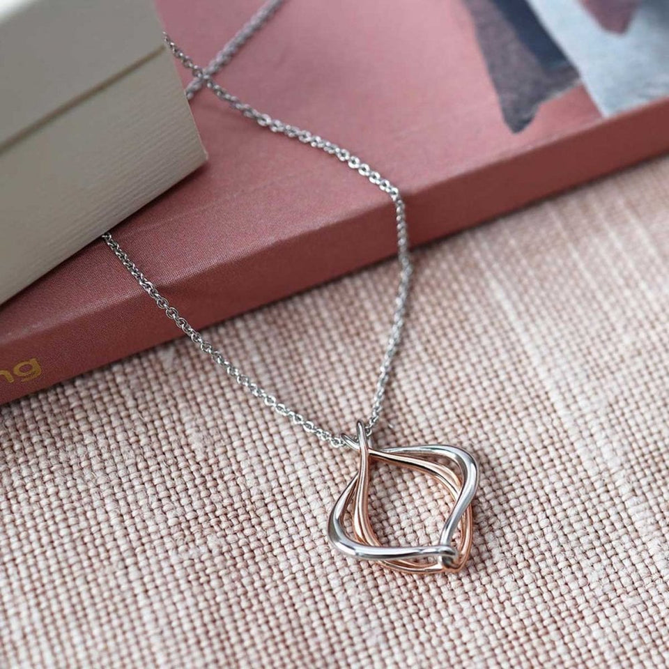 Kit Heath Ladies Alicia Rose Two Tone Entwined Necklace