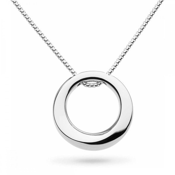 Kit Heath Ladies Bevel Cirque Stone Set Circle Necklace