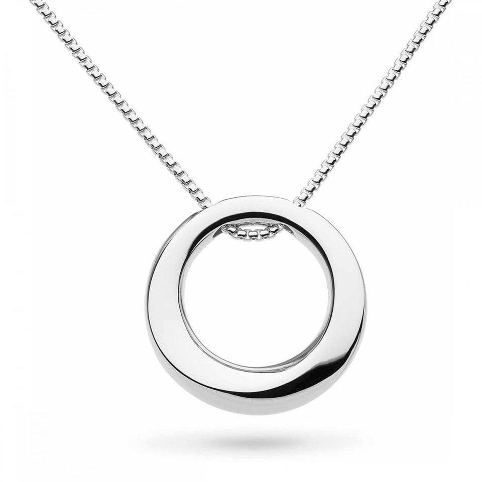 Kit Heath Ladies Bevel Cirque Stone Set Circle Necklace