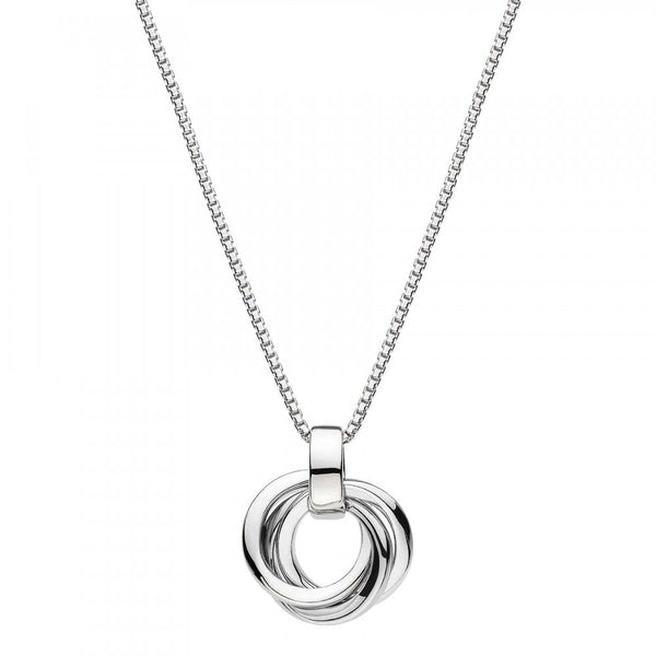 Kit Heath Ladies Bevel Trilogy Small Interwoven Necklace