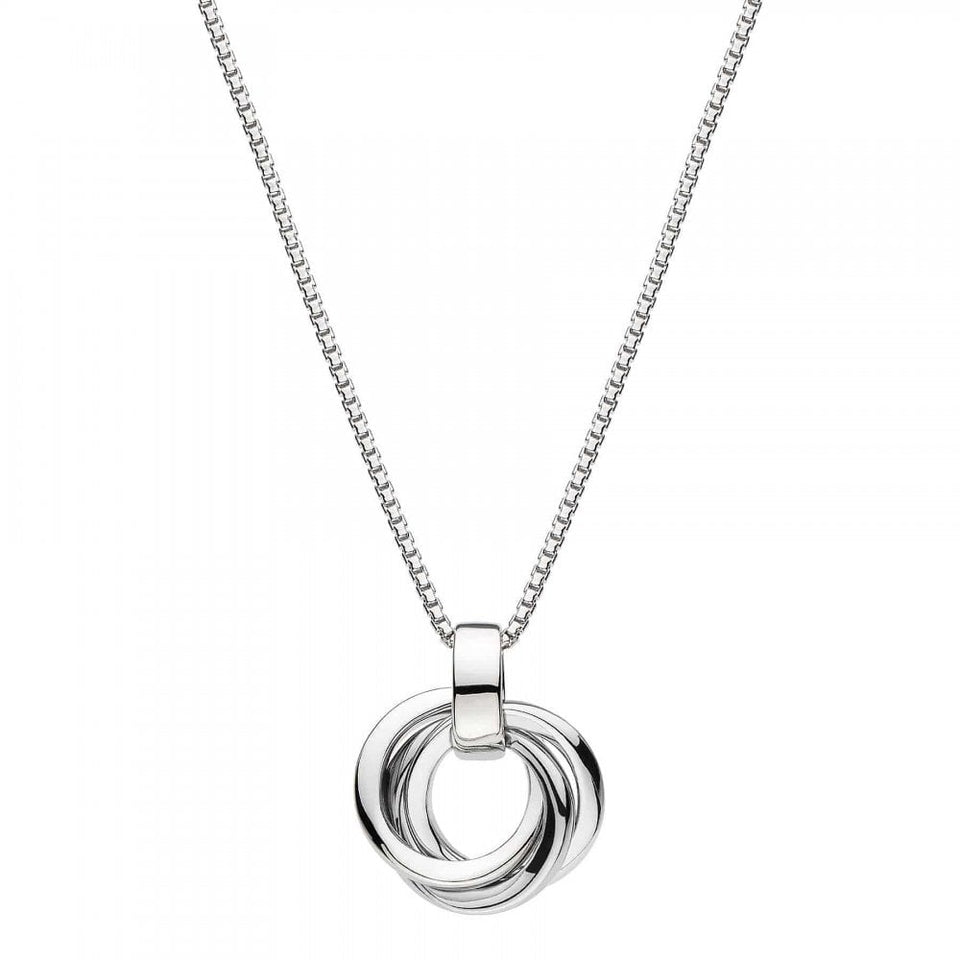 Kit Heath Ladies Bevel Trilogy Small Interwoven Necklace