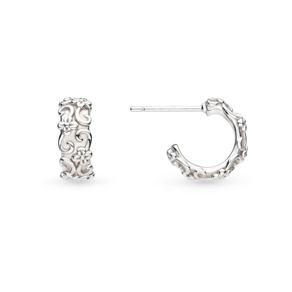 Kit Heath Ladies Blossom Flyte Flower Huggie Hoop Earrings