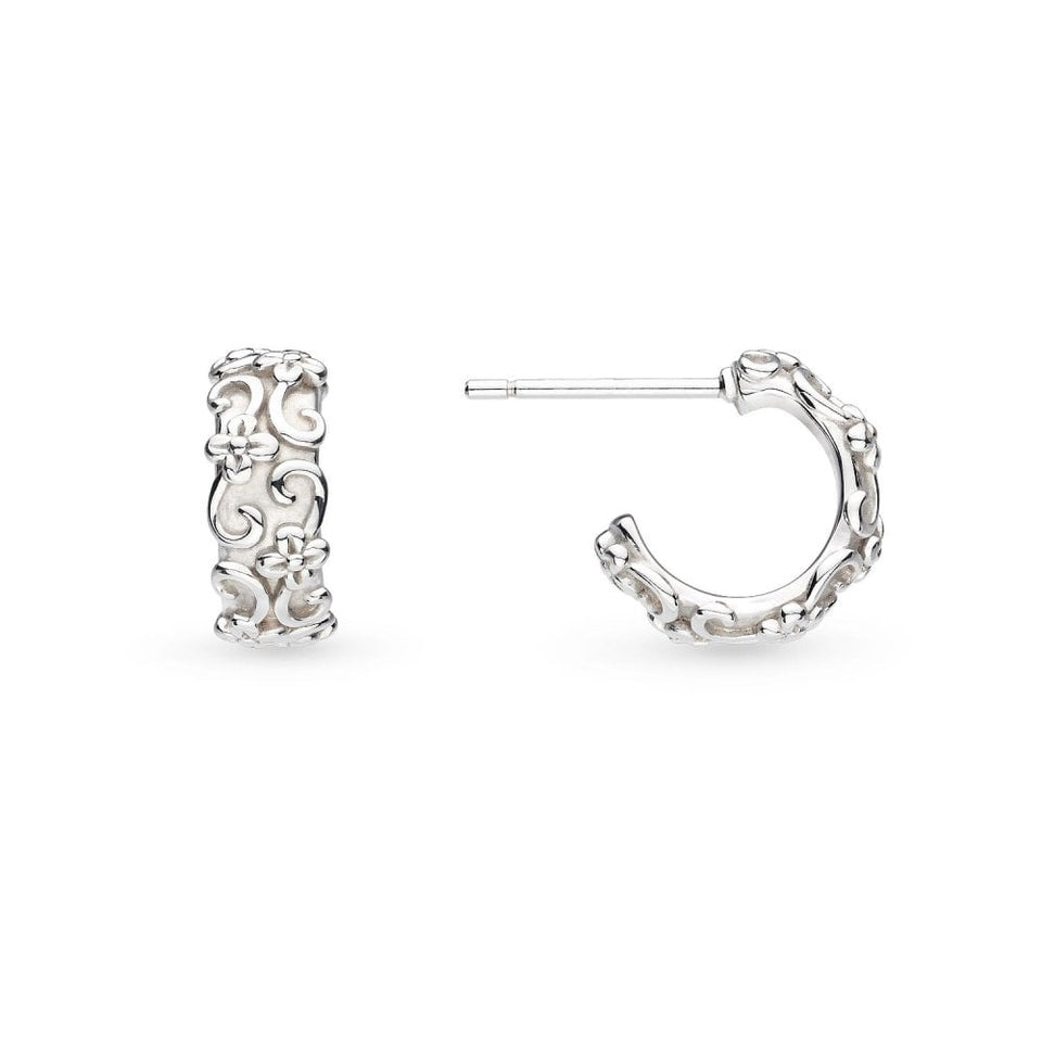 Kit Heath Ladies Blossom Flyte Flower Huggie Hoop Earrings