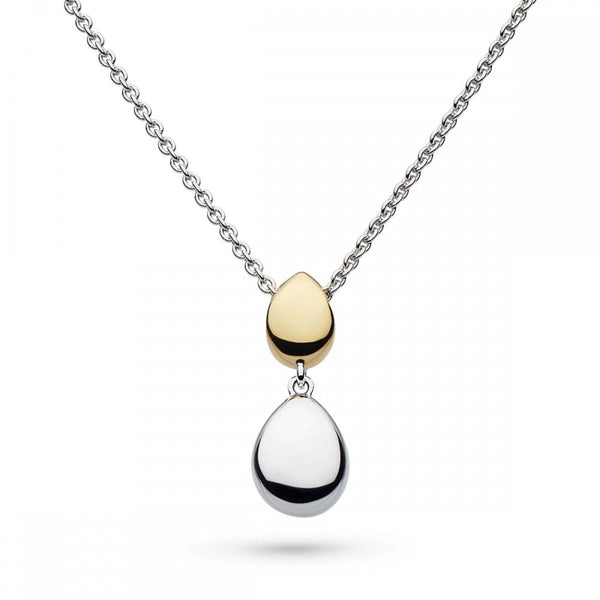Kit Heath Ladies Coast Pebble Golden Drop Necklace