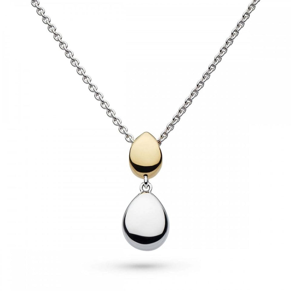 Kit Heath Ladies Coast Pebble Golden Drop Necklace