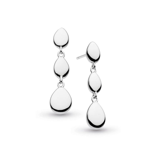 Kit Heath Ladies Coast Pebbles Interlinked Drop Earrings