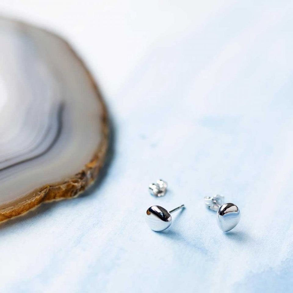 Kit Heath Ladies Coast Small Pebble Stud Earrings