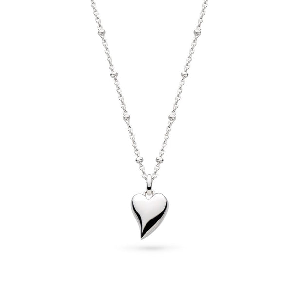 Kit Heath Ladies Desire Kiss Midi Heart Ball Chain Necklace