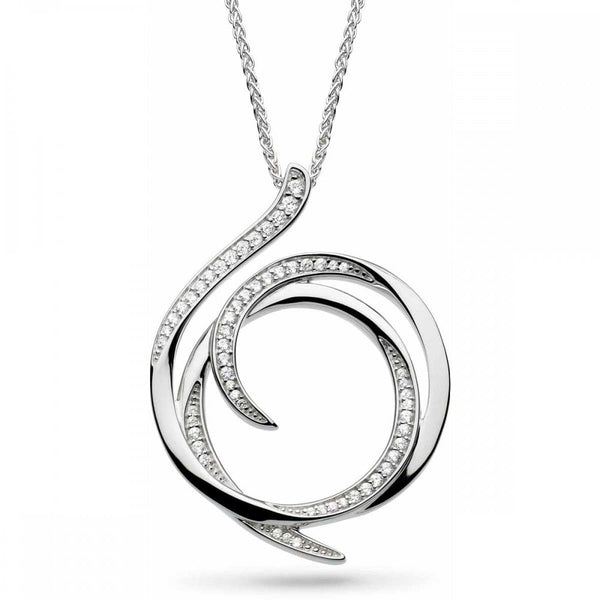 Kit Heath Ladies Entwine Helix Wrap Stone Set Grande Necklace