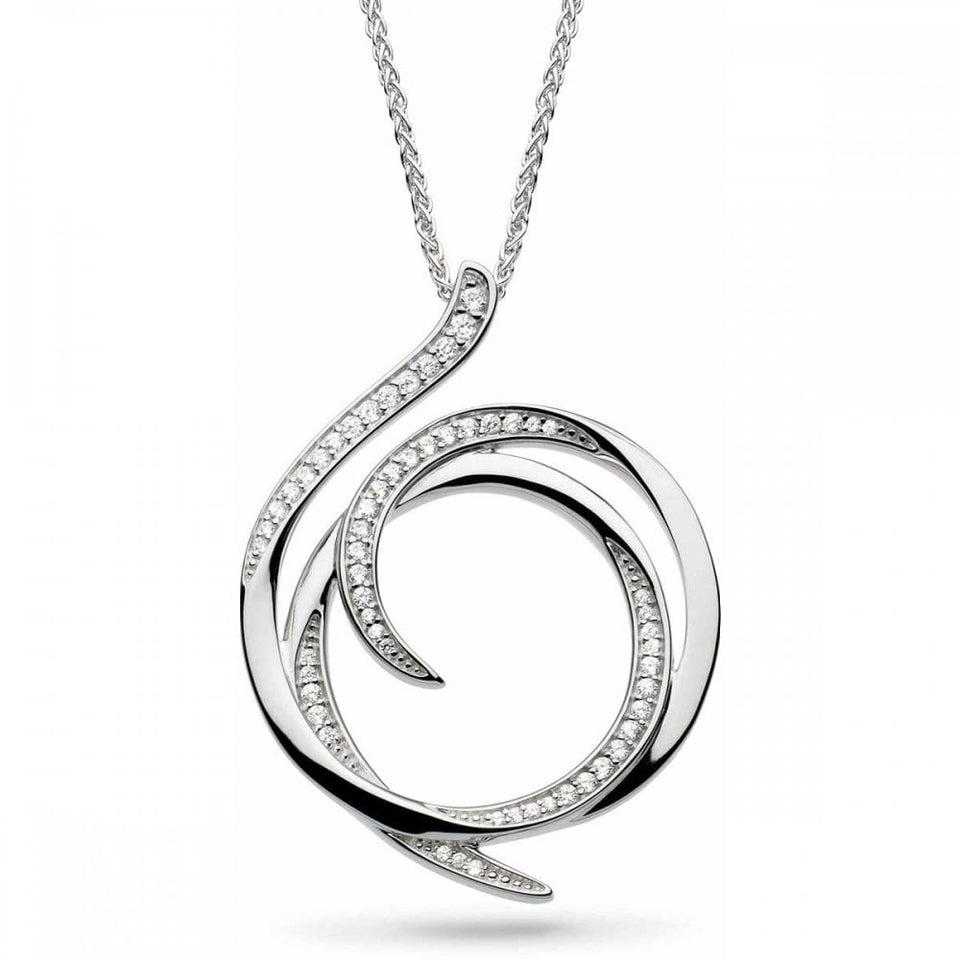 Kit Heath Ladies Entwine Helix Wrap Stone Set Grande Necklace