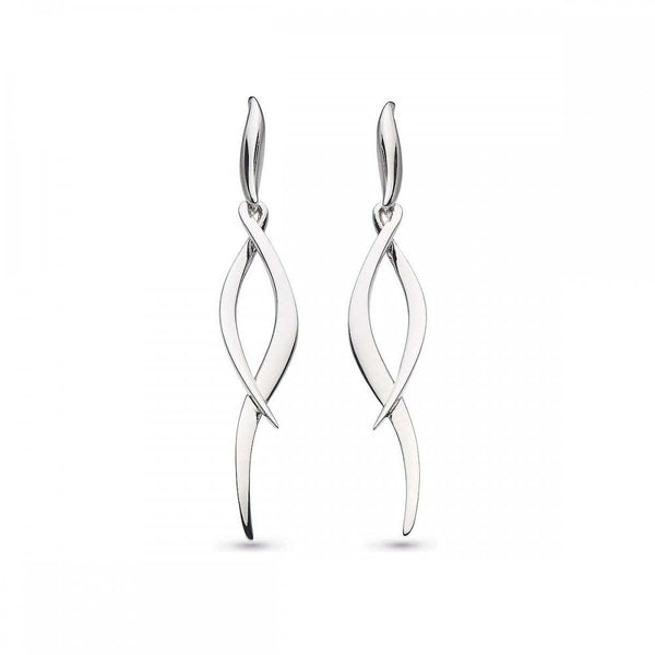 Kit Heath Ladies Entwine Twine Twist Drop Earrings