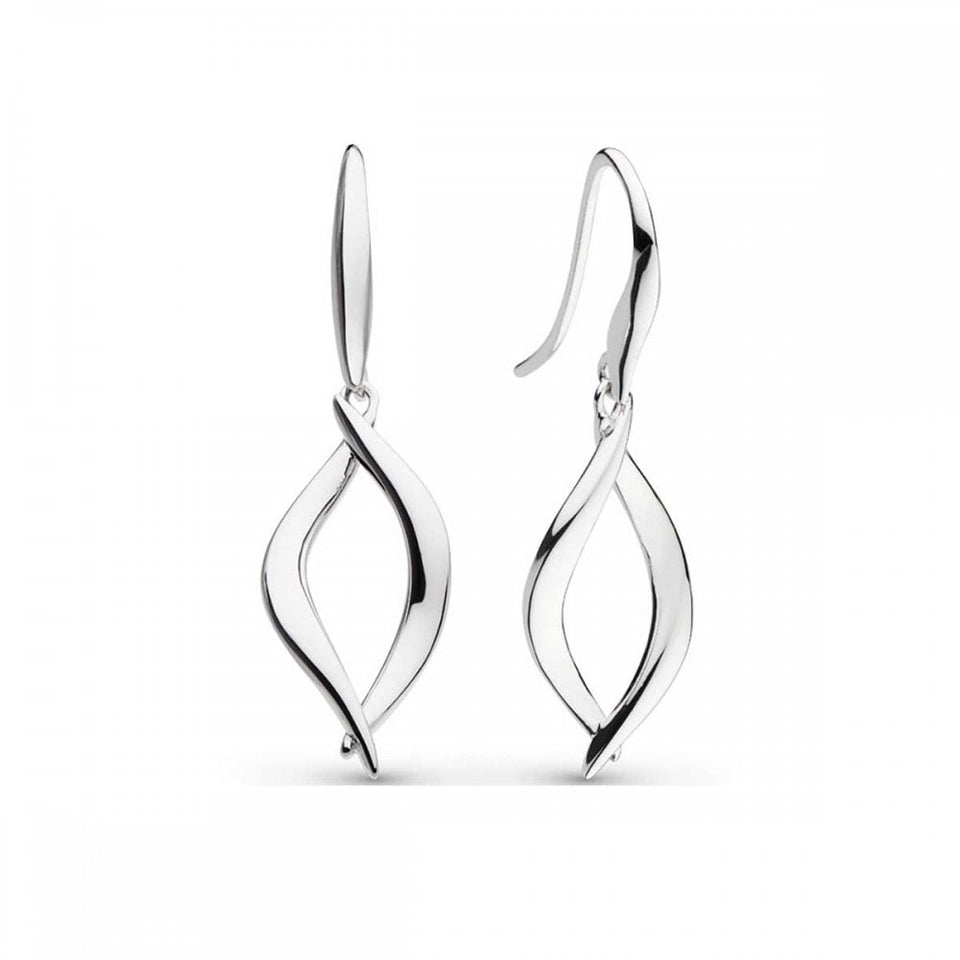 Kit Heath Ladies Entwine Twine Twist Link Drop Earrings