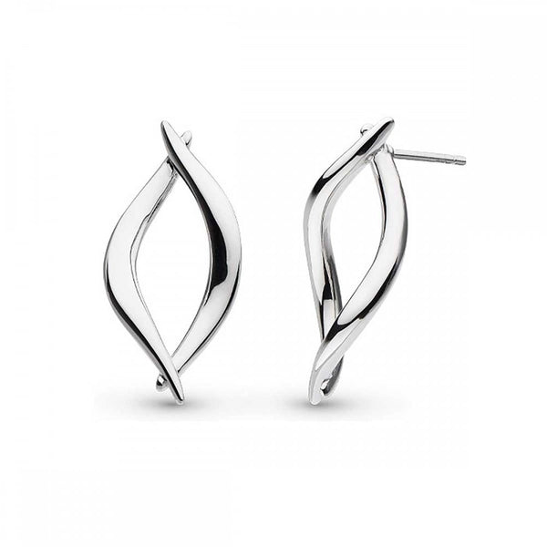 Kit Heath Ladies Entwine Twine Twist Link Stud Earrings