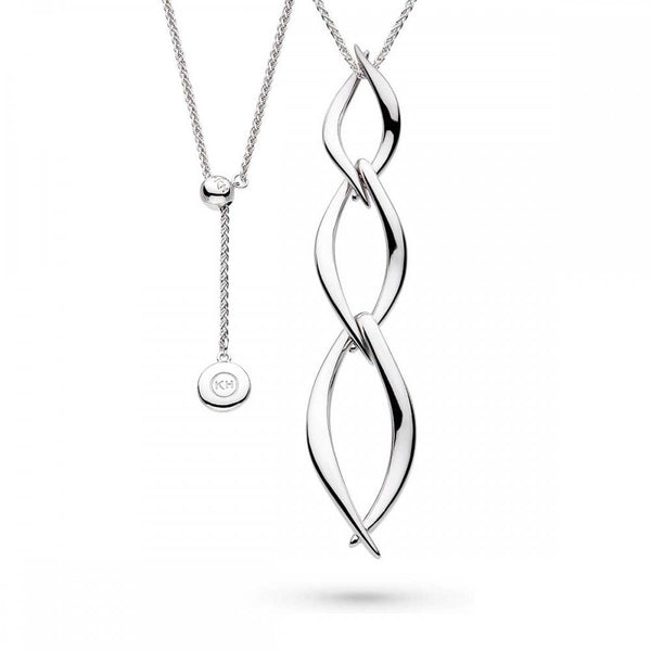Kit Heath Ladies Entwine Twine Twist Trio Link Necklace