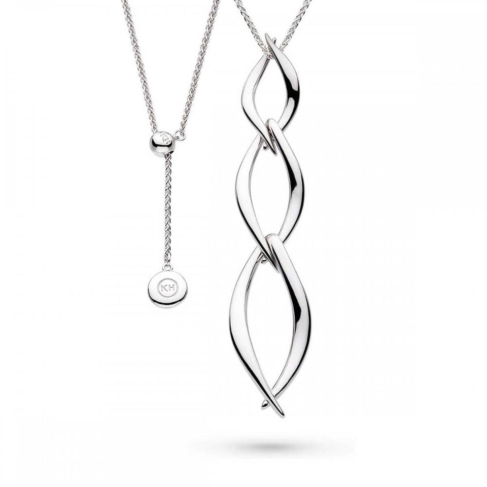 Kit Heath Ladies Entwine Twine Twist Trio Link Necklace