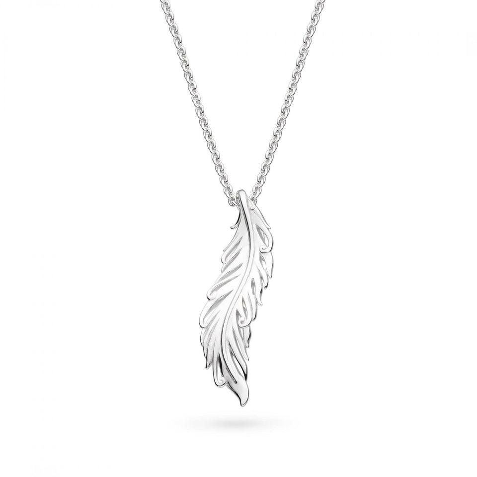 Kit Heath Ladies Feather Wisp Rhodium Plated Necklace