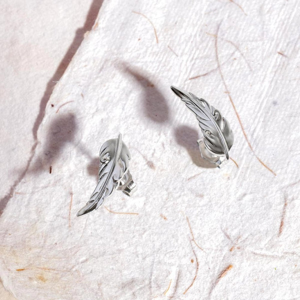 Kit Heath Ladies Feather Wisp Stud Earrings