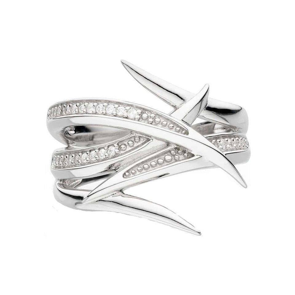 Kit Heath Ladies Helix Wrap Stone Set Ring