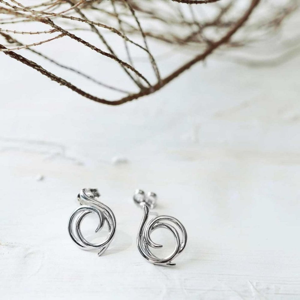 Kit Heath Ladies Helix Wrap Stud Earrings