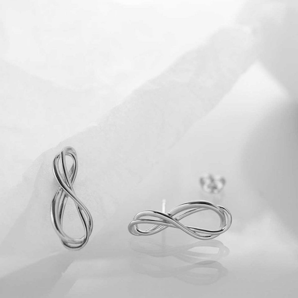 Kit Heath Ladies Infinity Entwined Stud Earrings