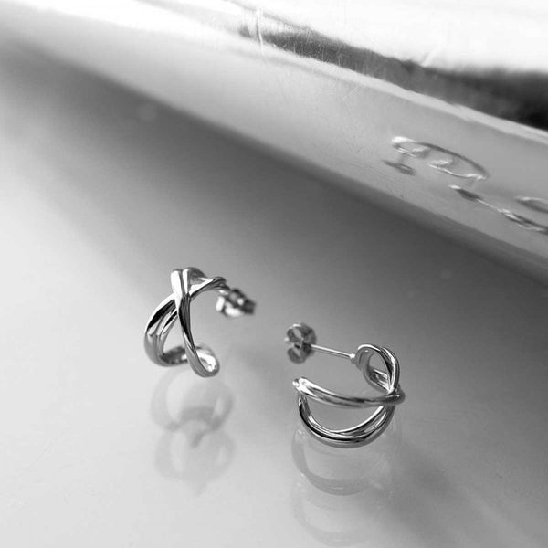Kit Heath Ladies Infinity Semi Hoop Earrings