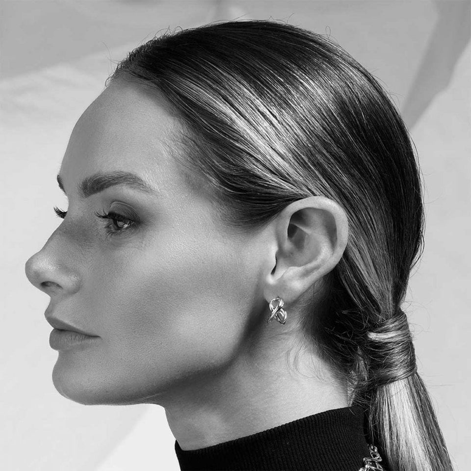Kit Heath Ladies Infinity Semi Hoop Earrings