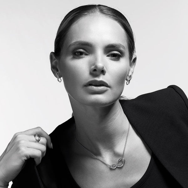 Kit Heath Ladies Infinity Twin Double Chain Necklace