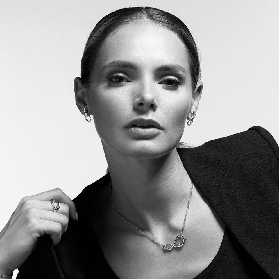 Kit Heath Ladies Infinity Twin Double Chain Necklace