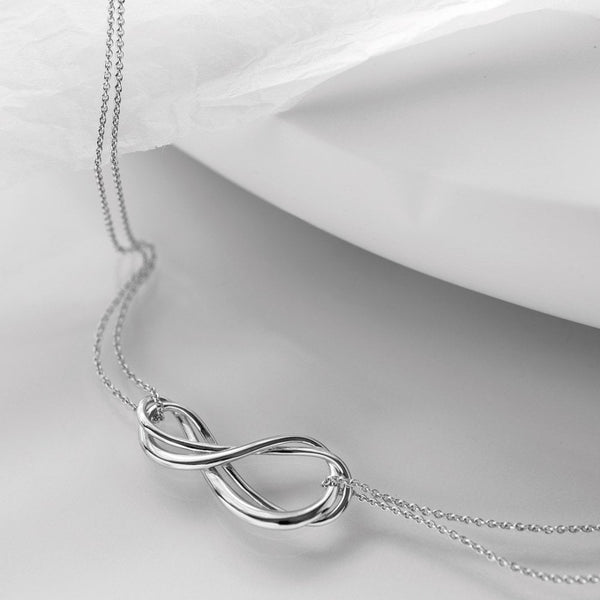 Kit Heath Ladies Infinity Twin Double Chain Necklace