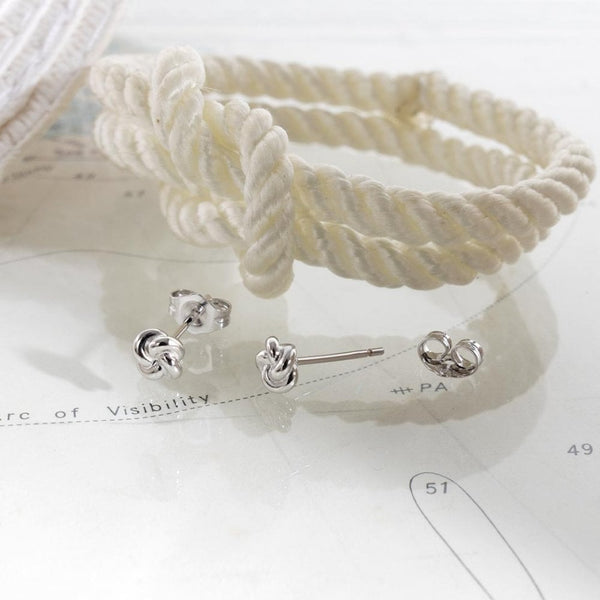 Kit Heath Ladies Marina Tide Knot Stud Earrings