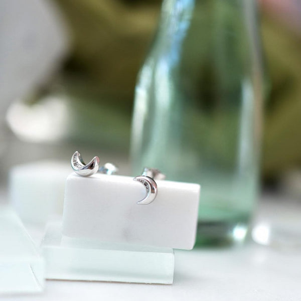 Kit Heath Ladies Miniatures Sparkle Stone Set Moonlight Stud Earrings