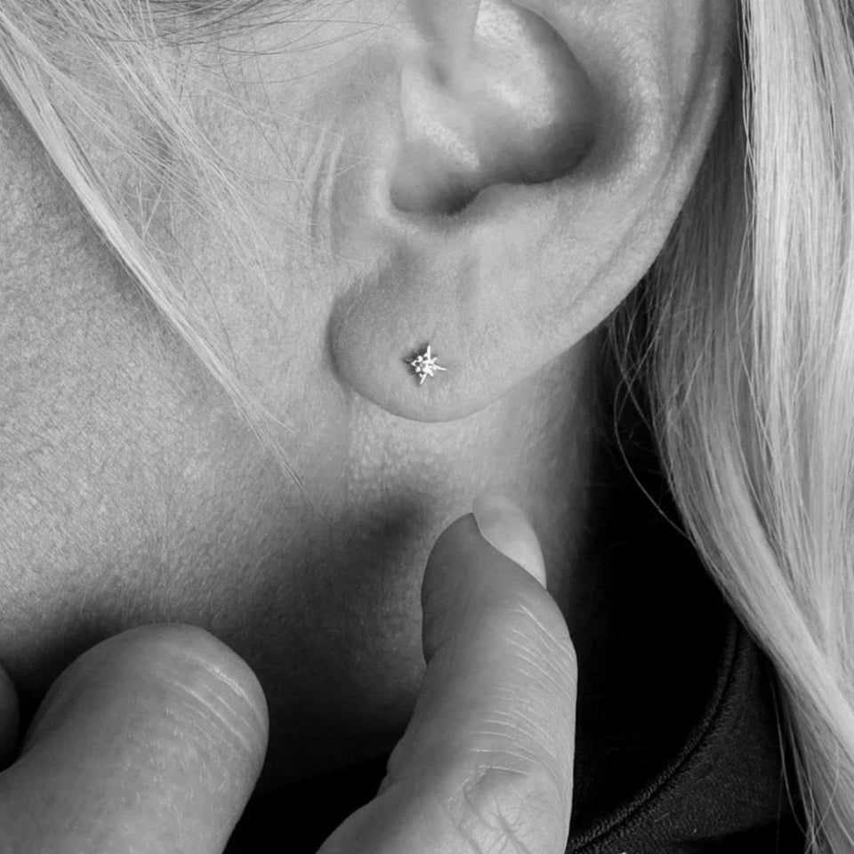 Kit Heath Ladies North Star Celeste Petite Stud Earrings