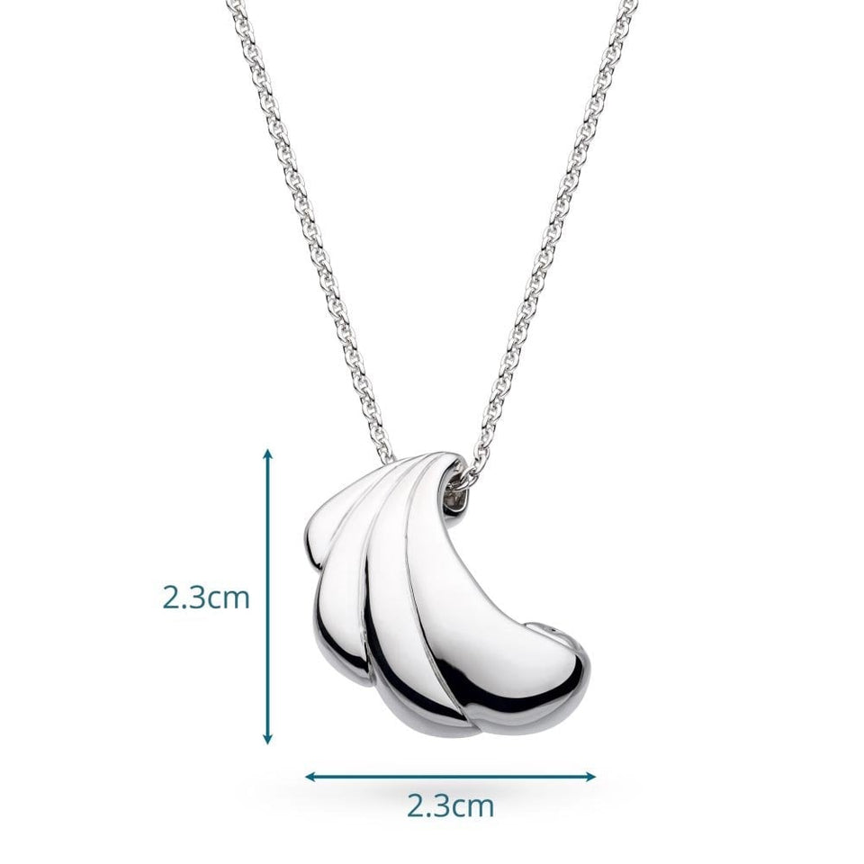 Kit Heath Ladies Oceane Shell Sterling Silver Echo Necklace