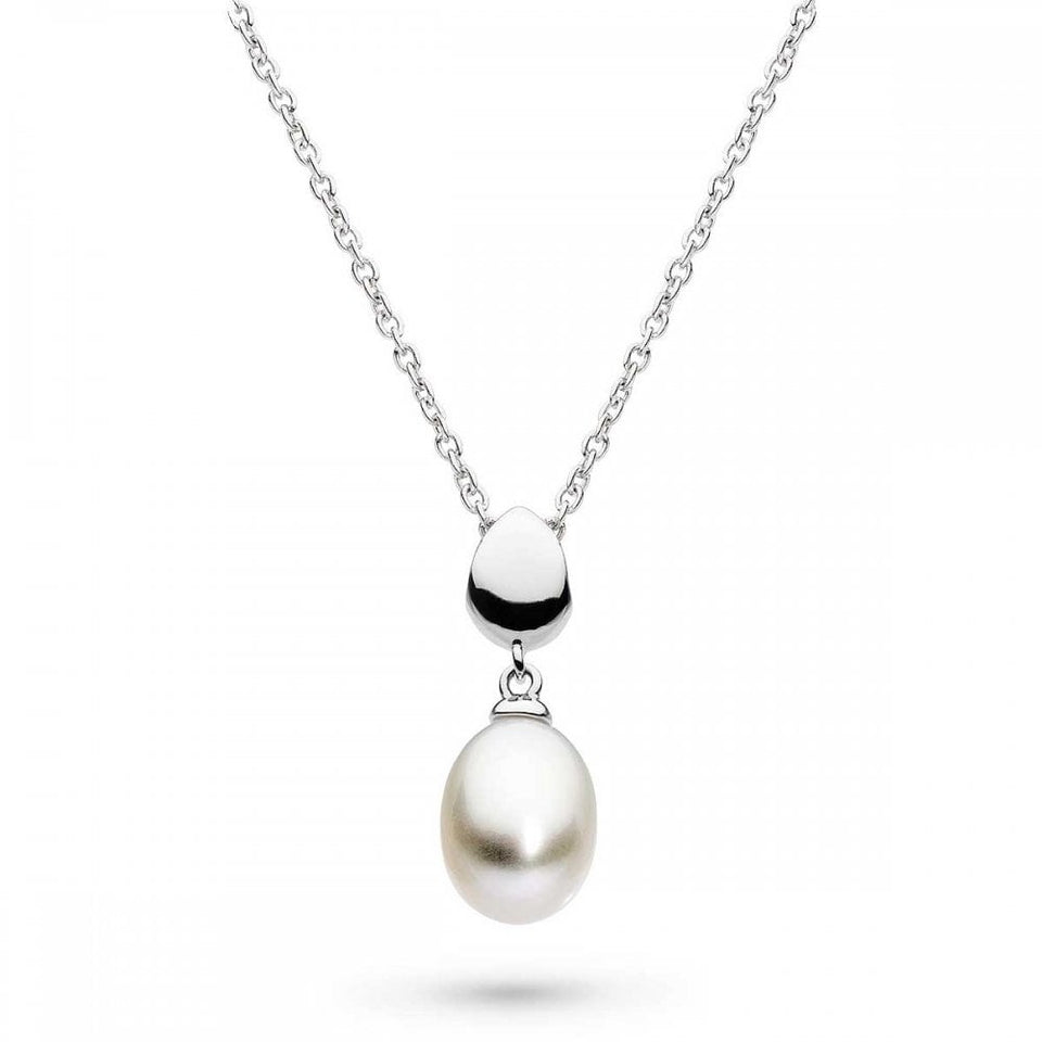 Kit Heath Ladies Pebble Pearl Drop Necklace