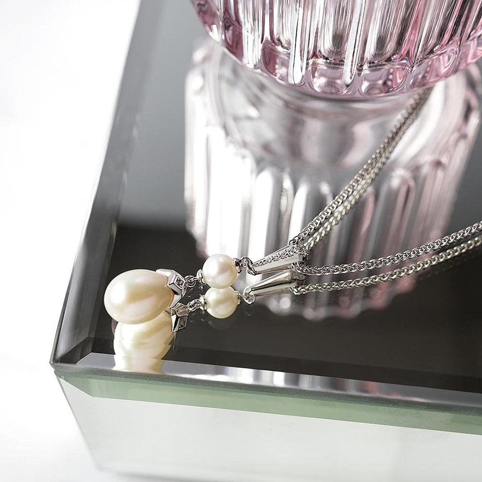 Kit Heath Ladies Revival Pearl Glitz Drop Necklace