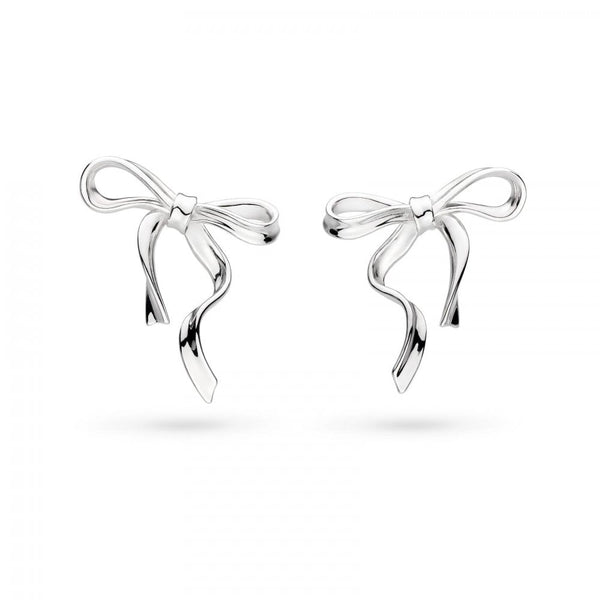 Kit Heath Ladies Serenity Ribbon Bow Stud Earrings