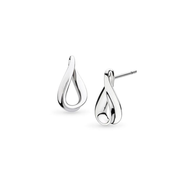 Kit Heath Ladies Serenity Sterling Silver Grande Stud Earrings